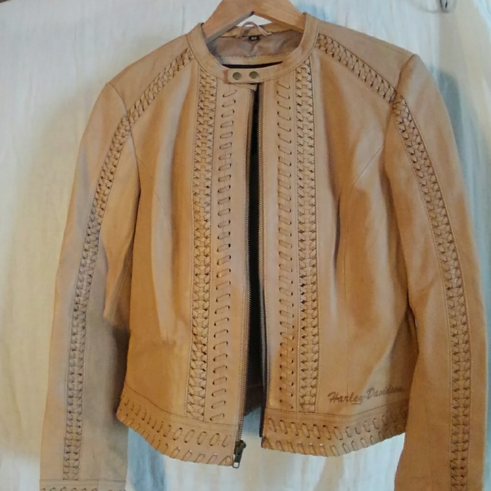 Harley Davidson women's goat skin jacket